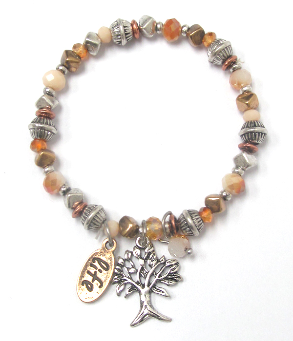 Tree of life stretch bracelet