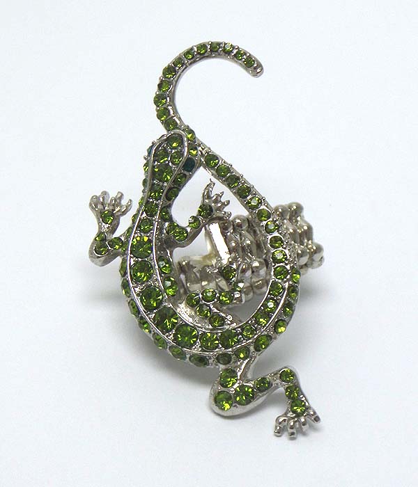 Lizard stones ring 