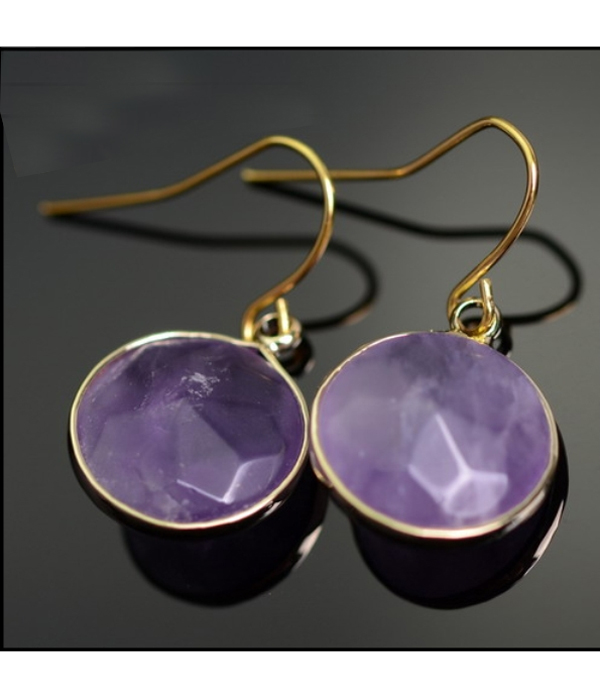 Handmade semi precious stone earring - sodalite