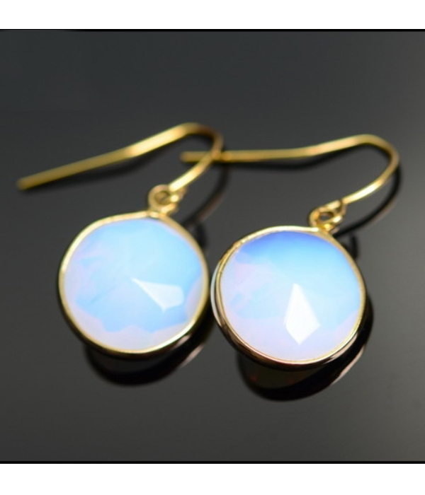 Semi precious stone earring - opal