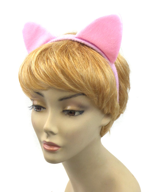 Fluffy colored ears headband