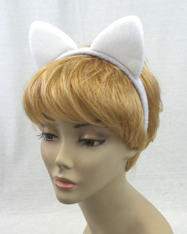 Fluffy colored ears headband