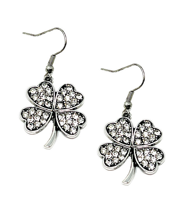 LUCKY THEME EARRING - CLOVER