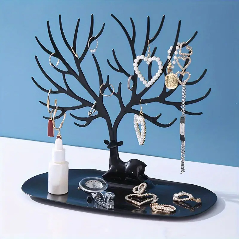 Deer shaped jewelry display stand