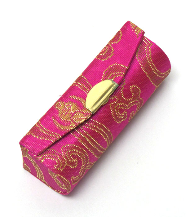 Designed lipstick holder with mirror 