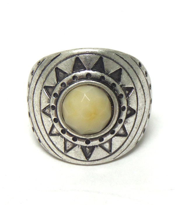 Triabl style burnish stretch ring