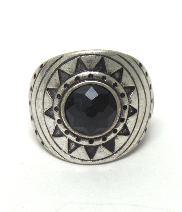 Triabl style burnish stretch ring