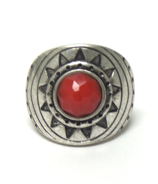 Triabl style burnish stretch ring