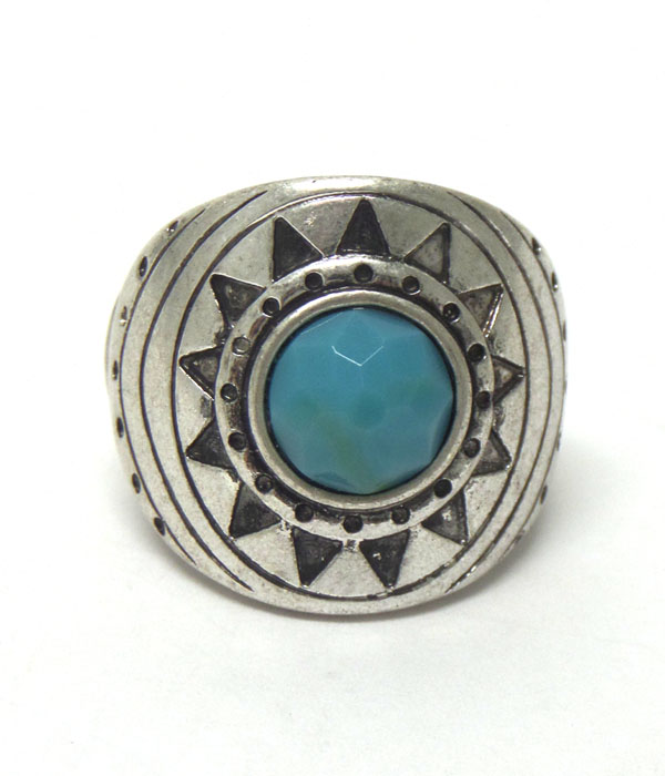 Triabl style burnish stretch ring