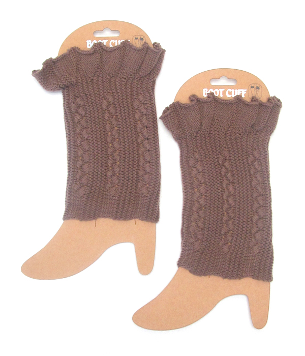 Crochet leg warmer - boot cuffs
