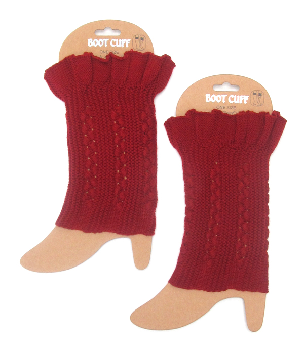 Crochet leg warmer - boot cuffs