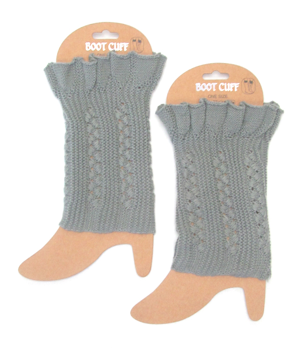 Crochet leg warmer - boot cuffs