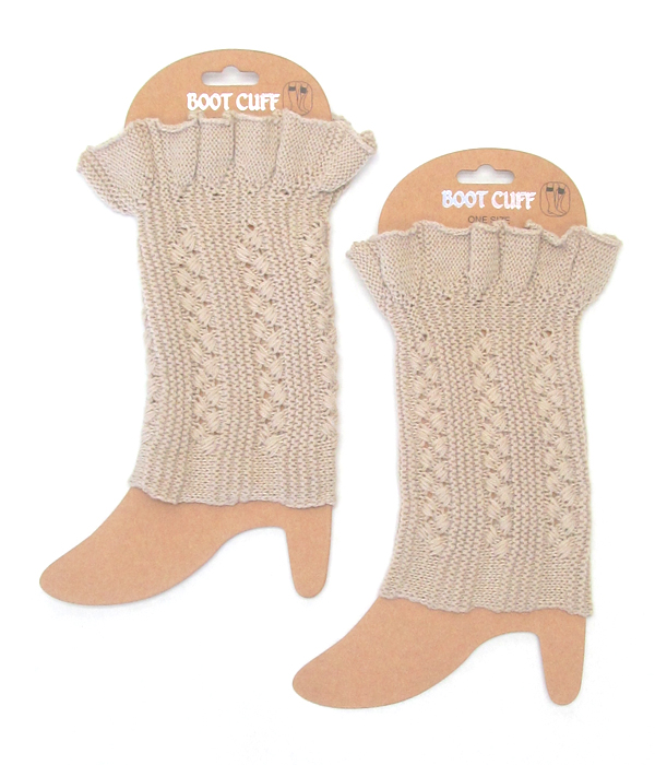 Crochet leg warmer - boot cuffs