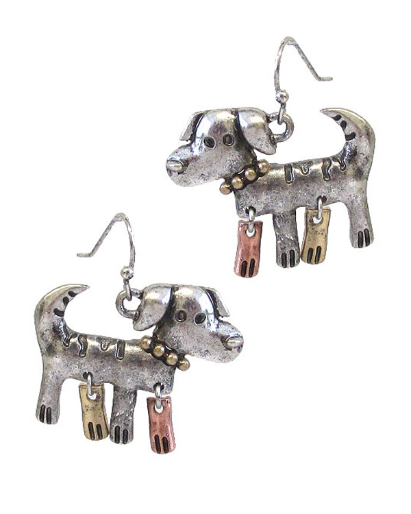 Pet lovers theme earring - dog