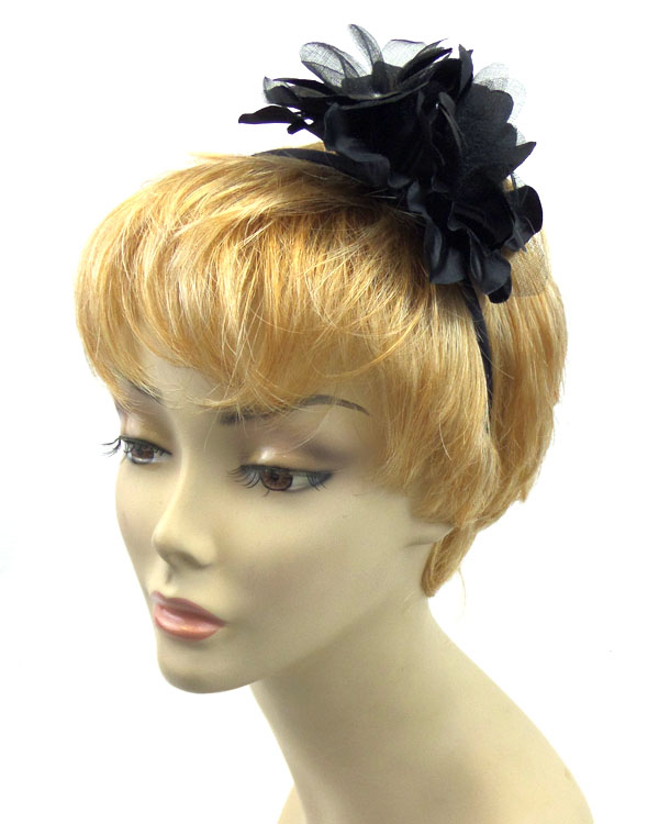 Big flower colorful headband