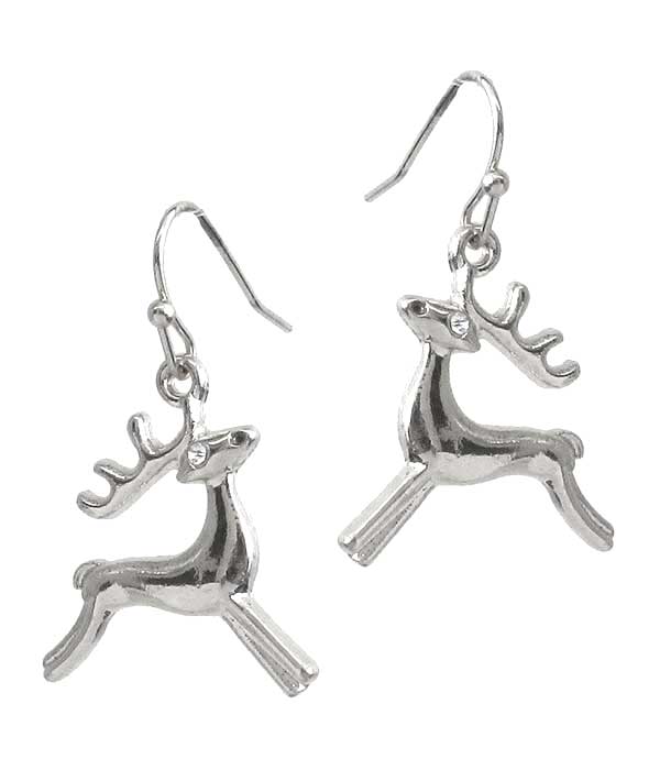 CHRISTMAS THEME REINDEER EARRING