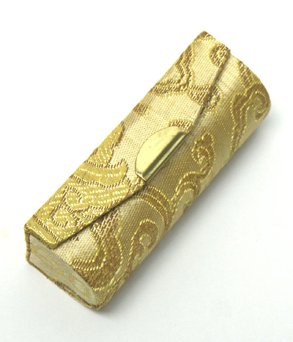 Designed lipstick holder with mirror 