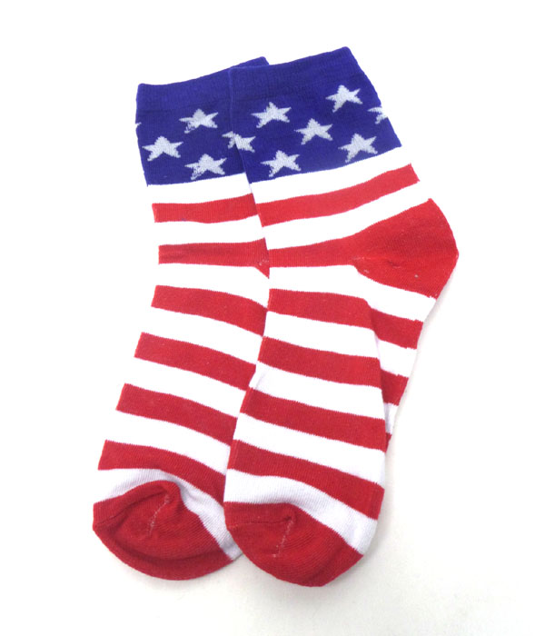 Americal flag patriotic socks