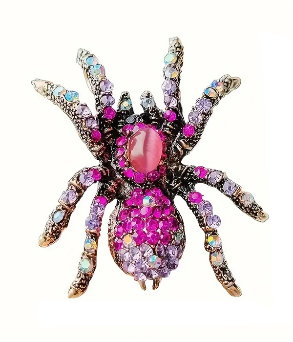 Spider brooch