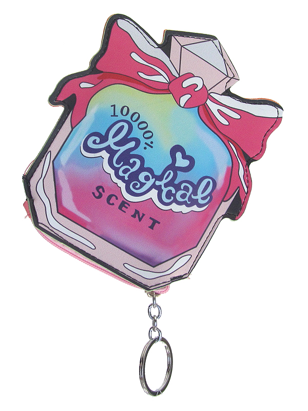 PURFUME COIN PURSE KEY CHAIN