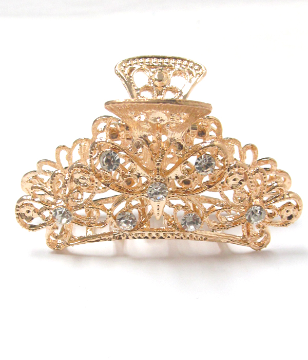Crystal butterfly hair claw