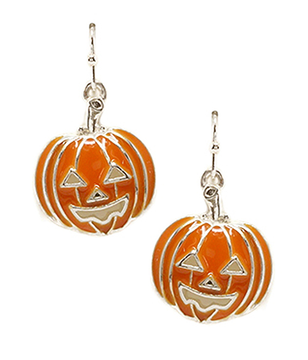 HALLOWEEN THEME EARRING - PUMPKIN