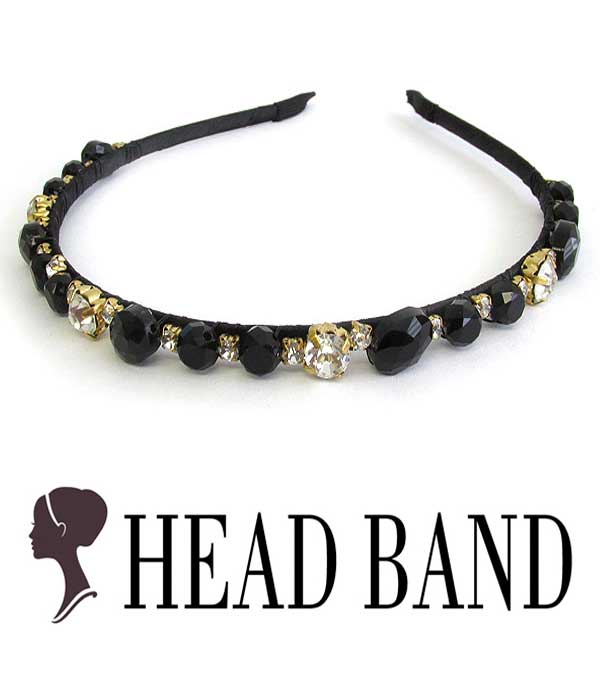 Crystal handmade art craft head band