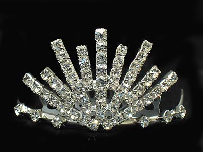 Rhinestone very small comb