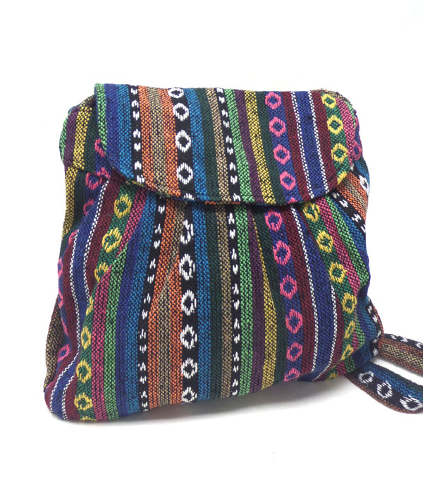 Aztec print messenger bag -western