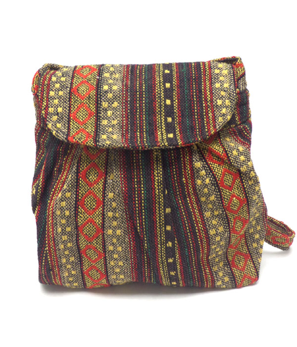 Aztec print messenger bag -western