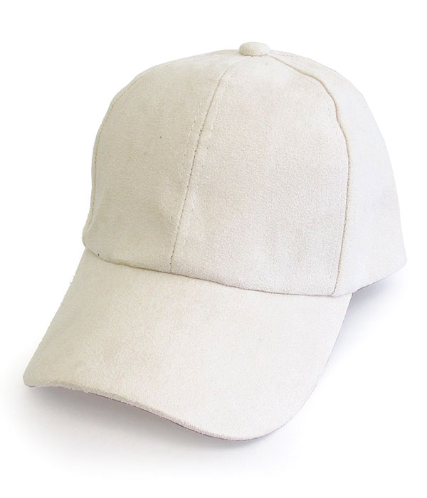 SUEDED PLAIN CAP