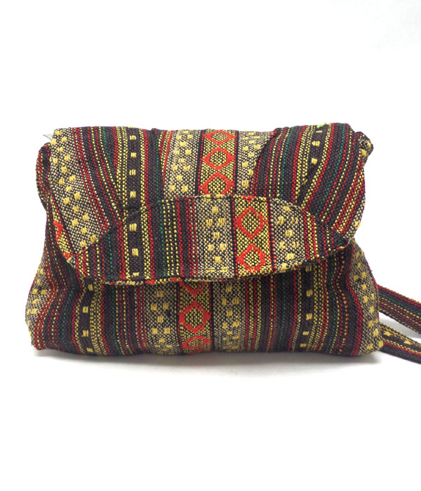 Aztec print messenger bag -western