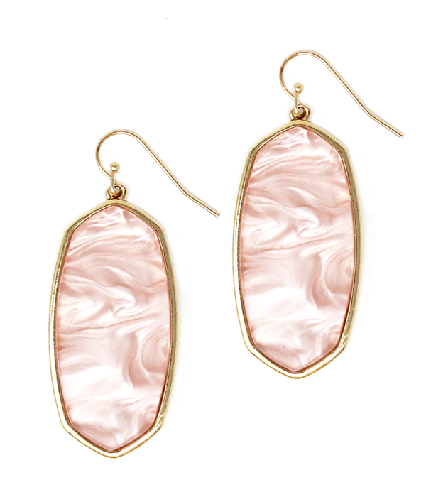 SOUTHERN STYLE OVAL EARRING