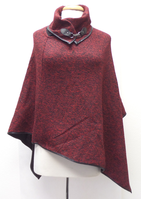 Knit and crochet shawl or stoles poncho