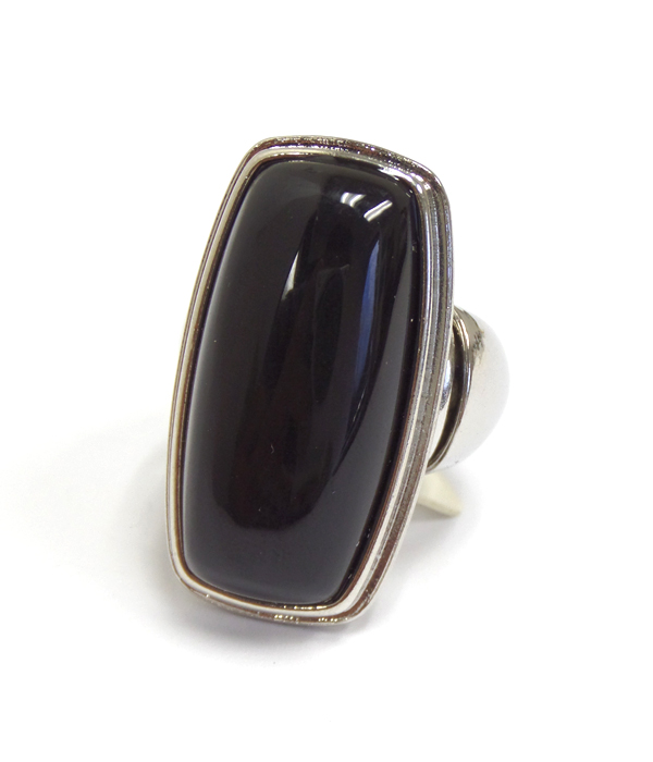 Long finger formica stgone stretch ring