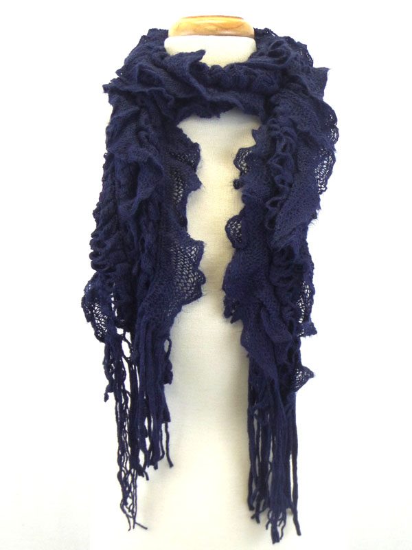 Ruffles muffler scarf