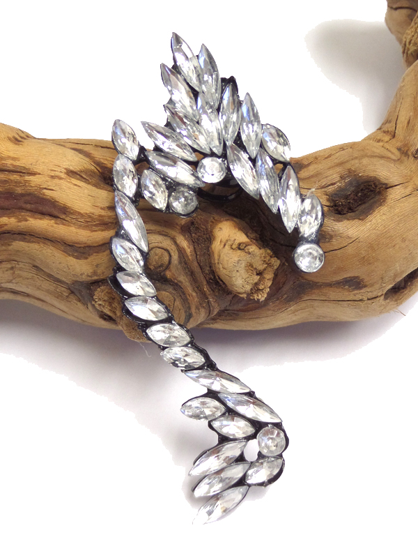 Multi stone earcuff earring