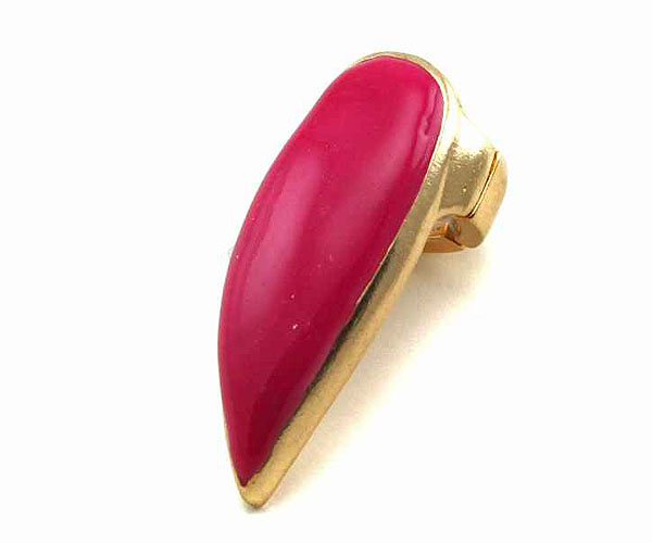 Metal epoxy nail ring - stretchable