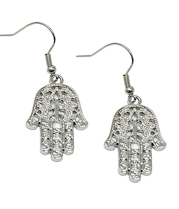 LUCKY THEME HAMSA EARRING