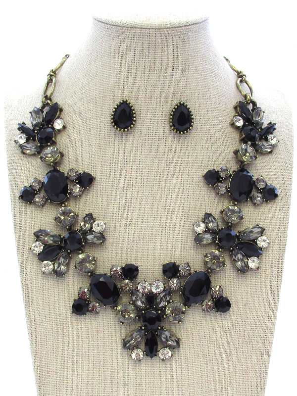 LUXURY CLASS VICTORIAN STYLE PARTY NECKLACE SET