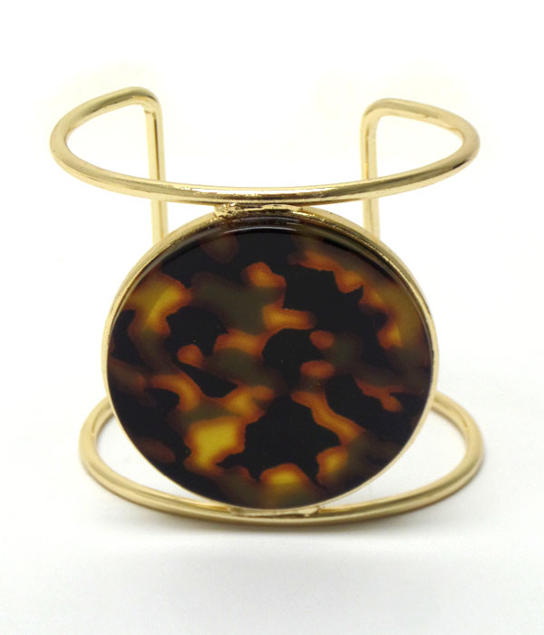 Animal print thin hand cuffbracelet