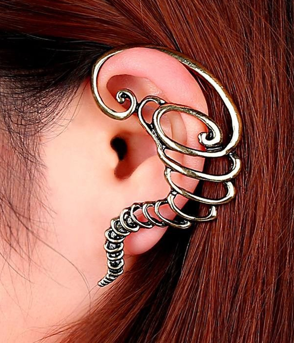Tornado winding earcuff