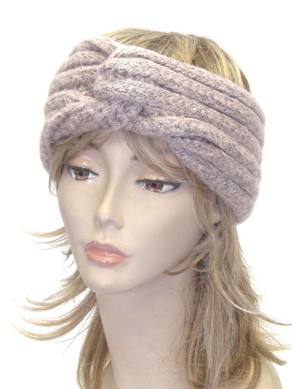 Twist knit headwrap