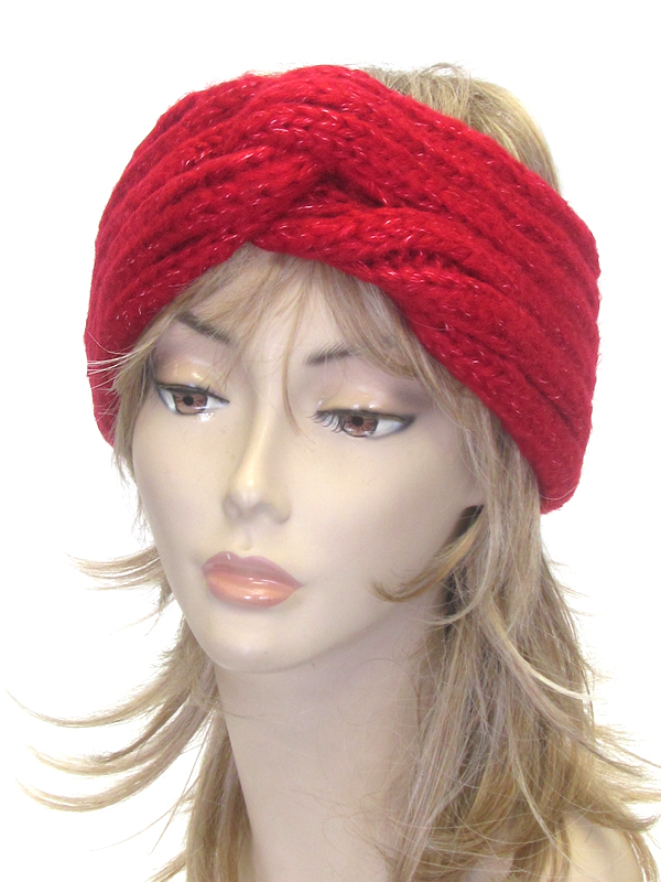 Twist knit headwrap