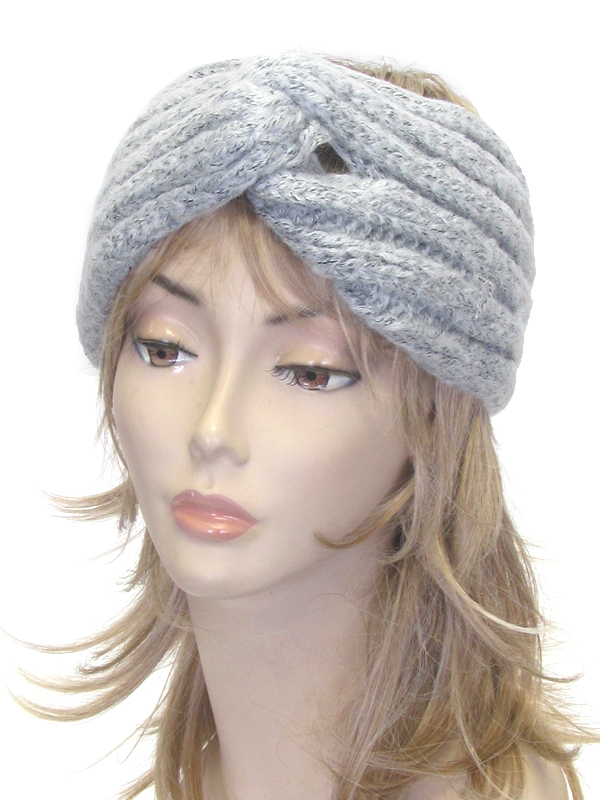 Twist knit headwrap
