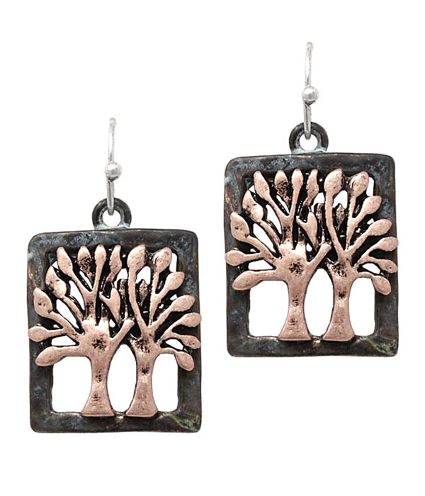 Tree of life earring