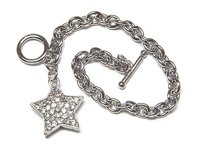 Crystal star bracelet