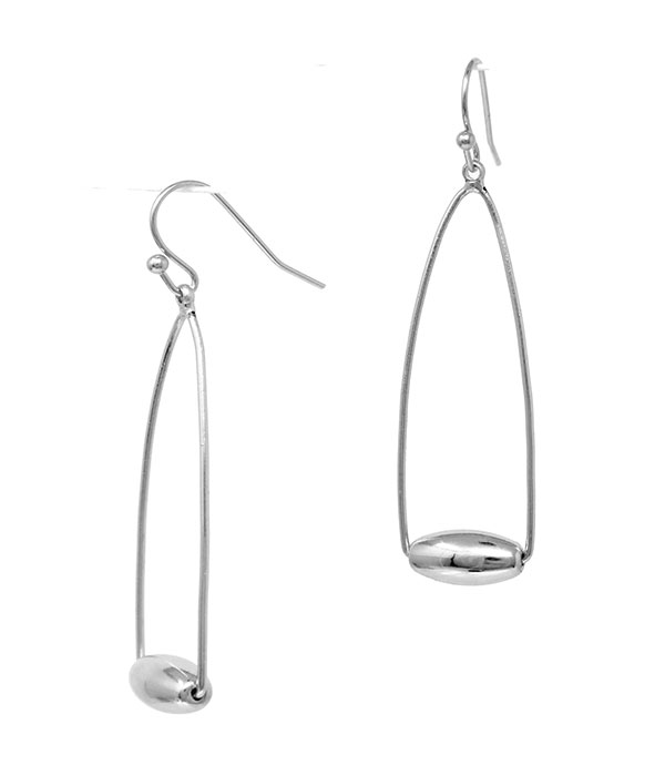 Wire drop earring