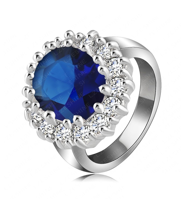 Multi crystal party ring