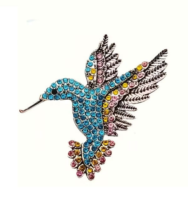 Hummingbird brooch